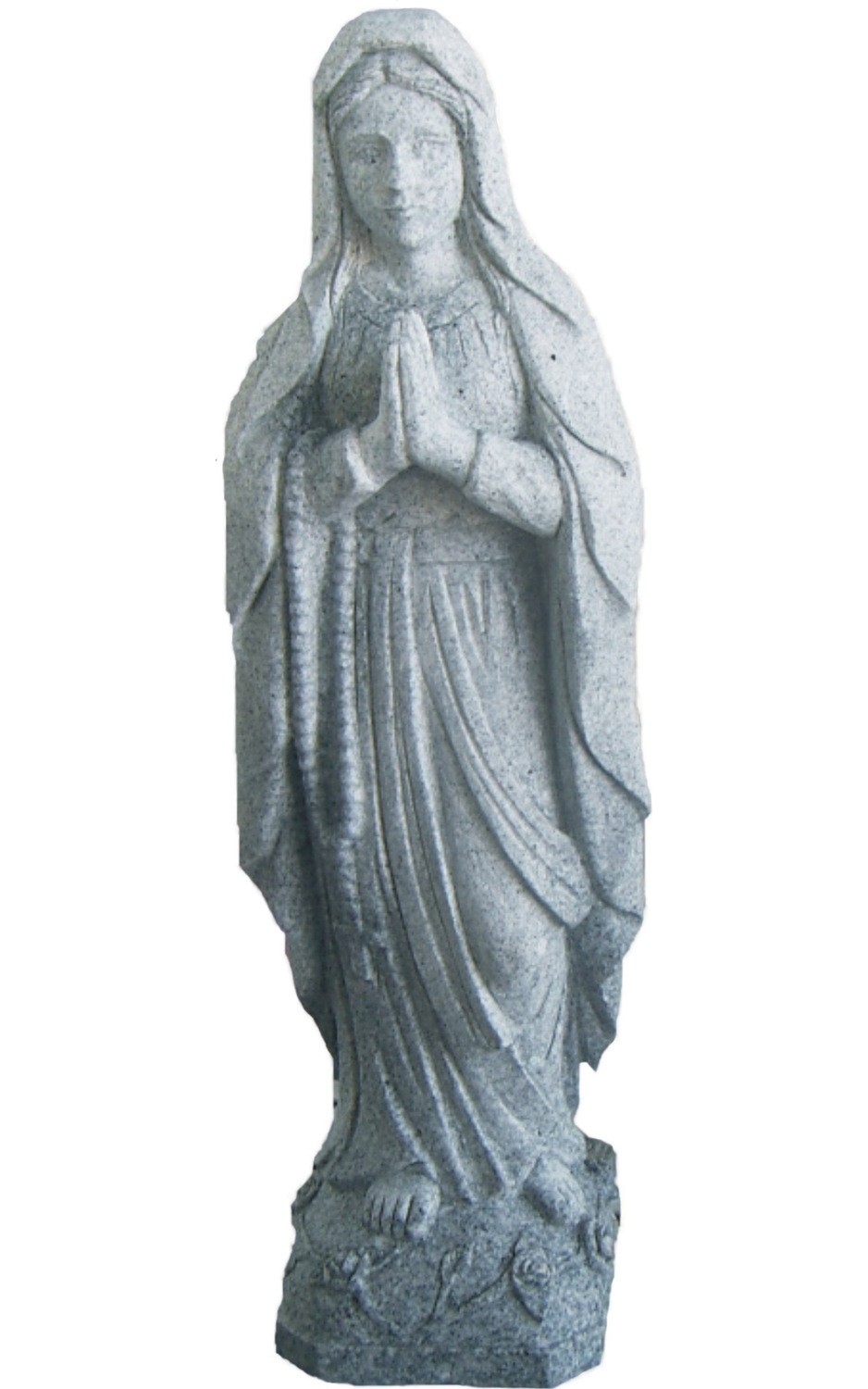 Madonna, betend, Höhe: ca. 70 cm, Granit grau