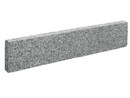 Bordsteine B6, 12x20x90-110 cm, Granit, grau