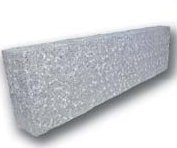 Bordsteine B6, 12x25x70-120 cm, Granit, grau