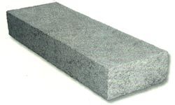 Blockstufen 125x35x15 cm, Granit hellgrau, kugelgestrahlt