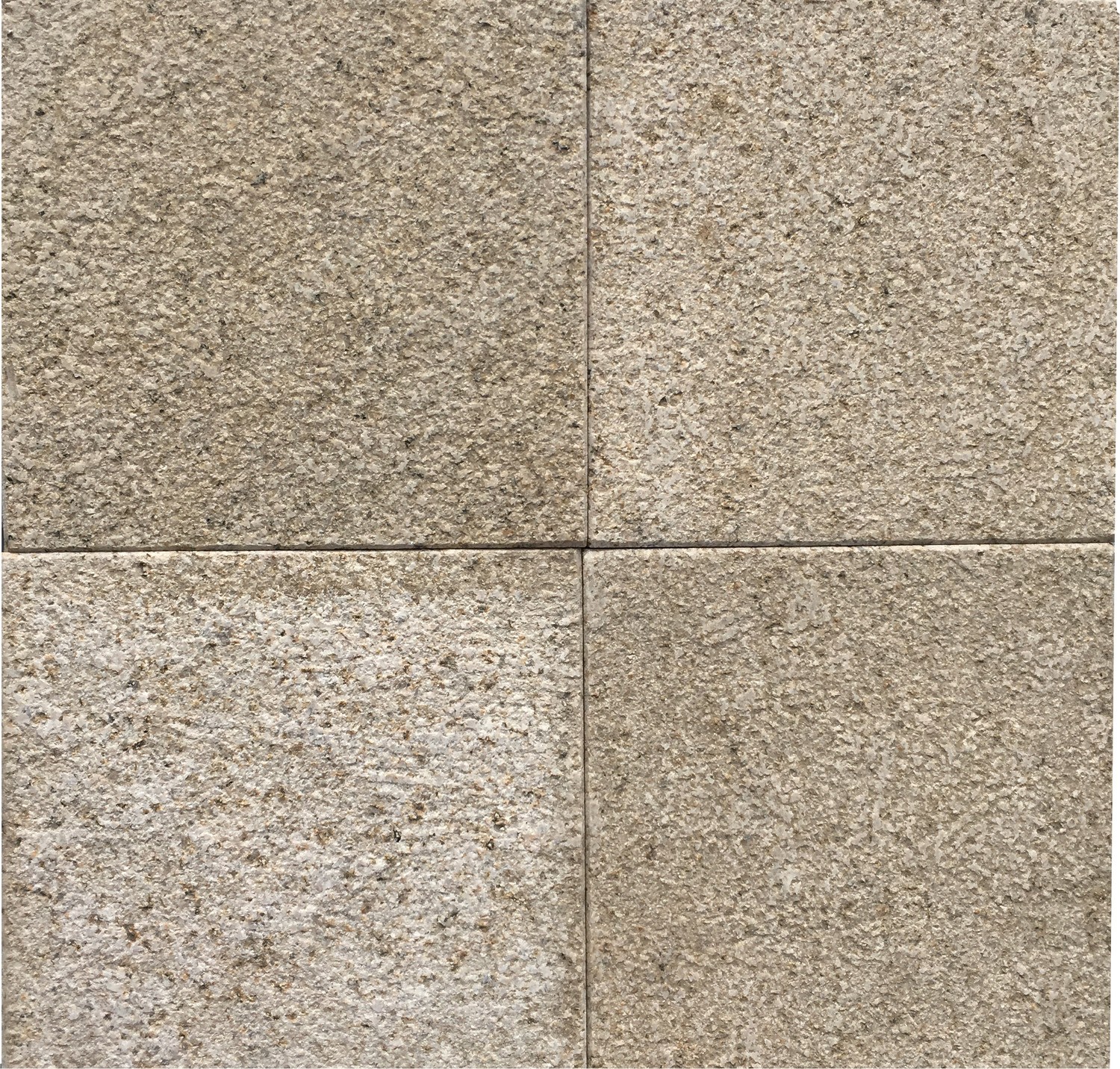 Terrassenplatten, Granit, gelb, OF: gestockt, Stärke: 3 cm