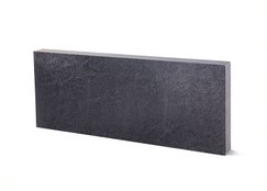 Bordsteine 6x25x100 cm, Basalt anthrazit, gestrahlt/gebürstet